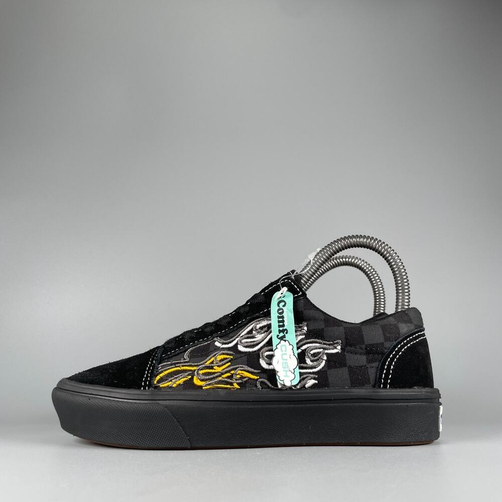 VANS ComfyCush Old Skool Women's 5 Ignition Black Suede Casual Sneakers Casual